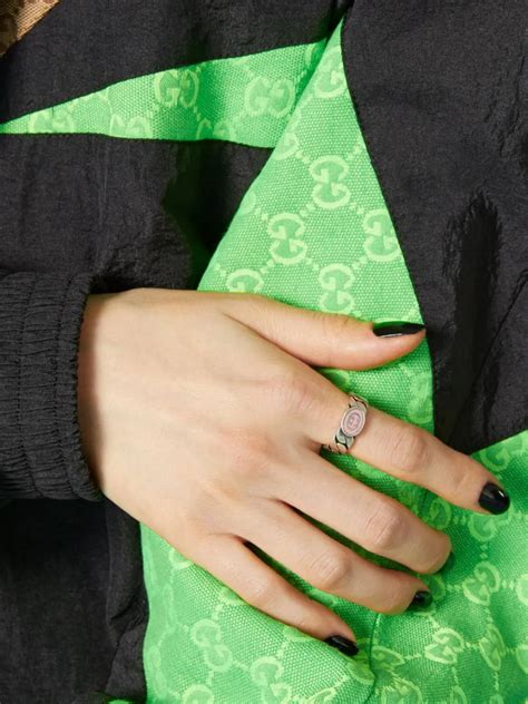 gucci ring enamel